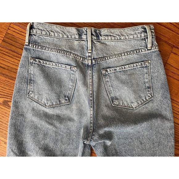 FRAME DENIM 27 Le Drew High Rise Straight Denim Jeans Cascade Blue - Picture 15 of 16